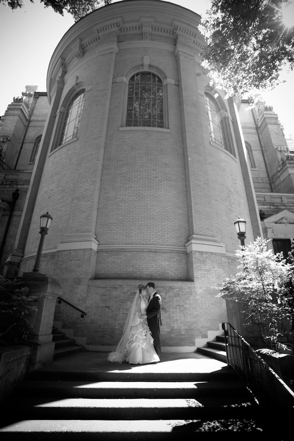 wedding photo by J Garner Photography, saint james cathedral, seattle, wa, beautiful bride